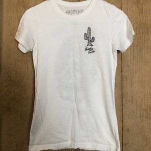 Sketchy tank T-shirt